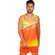 Форма для легкой атлетики мужская Zelart Lidong 8311 размер 2XL (170-175см) Orange-Yellow - изображение 1