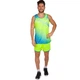 Форма для легкой атлетики мужская Zelart Lidong 8309 размер 2XL (170-175см) Green-Blue - изображение 5