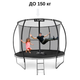 Батут Outtec Premium 12ft (374см) черно-серый с внутренней сеткой - изображение 5