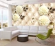3D Фото Обои PHOTODECOR "3D Цветы с листочками" 1 кв.м. - изображение 3