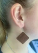 Серьги деревянные (американский орех :: модель 3) - изображение 3