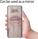 Чехол Mirror для Iphone 11 книжка зеркальный Clear View Silver - изображение 5