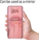 Чехол Mirror для Iphone 11 книжка зеркальный Clear View Rose - изображение 4