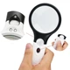 Ручна лупа Magnifier кратність Х3, Х45 зі світлодіодним підсвічуванням - зображення 2
