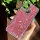 Чехол Glitter для Xiaomi Redmi 9C бампер силиконовый аквариум сердце Розовый - изображение 3