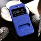 Чохол Window для iPhone 6 Plus / 6s Plus книжка з віконцем Blue Без бренду - зображення 1