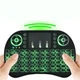 Беспроводная мини клавиатура с тачпадом и подсветкой Keyboard i8mini/08MWK LED для смарт ТВ/ПК/планшетов/телефонов Черная - изображение 3