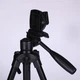 Професійний універсальний штатив із пультом TriPod A-plus 1.35 м підсилений для смартфона, камери Чорний - зображення 10