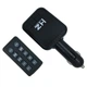 Автомобільний FM трансмітер HZ H6 модулятор з Bluetooth, microSD, USB, Hands Free + Пульт Чорний - зображення 4