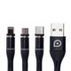 Кабель Магнитный Для Зарядки И Синхронизации + Коннектор USB Type-C + Micro Usb + Apple Lightning - изображение 2