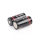 Акумулятор 16340/CR123 LiFePO4 (LFP) Soshine CR123-3.2-550, 550mAh, 1.5A, 3.6/3.2/2.0V, Button Top, Black - зображення 2
