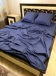 Комплект постельного белья Satin Stripe Pale Blue 100% хлопок 220х180 см 70х50 см - изображение 1