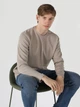 Лонгслив мужской Colin's CL1057320-BEI XL Beige (8683197514226) - изображение 5