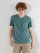Футболка хлопковая длинная мужская Colin's CL1058584-DMT M Dark Mint (8683197636294) - изображение 3