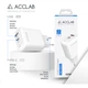 Зарядний пристрій ACCLAB AL-TC220 (1xUSB, 1xType-C) (1283126556494) - зображення 3