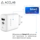 Зарядний пристрій ACCLAB AL-TC220 (1xUSB, 1xType-C) (1283126556494) - зображення 4