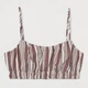 Топ лен бленд женский H&M lemlem 991007 L Бело-коричневый (2030000282074) - изображение 1