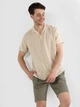 Рубашка хлопковая мужская Colin's CL1063633-BEI S Beige (8683197724465) - изображение 3