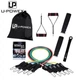 Набор трубчастых эспандеров U-Powex Home Gym 5 штук, фитнес резинки нагрузка 68 кг + книжечка с упражнениями (арт. 8417) - изображение 2