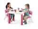 Набір: стіл та 2 стільці Step 2 KITCHEN TABLE & CHAIRS рожевий 50x35x35/48x64x64 см - зображення 2