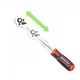 Тріскатка телескопічна INTERTOOL 1/4" 72 зуби (ET-8004) - зображення 1