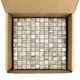 Мозаика стеклянная REVOLUT DARK BEIGE AquaMo - изображение 2