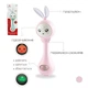 Інтерактивне музичне брязкальце Baby Molar Rattle sobebear YL 5505 прорізувач для зубів Зайчик рожевий - изображение 1