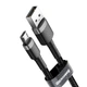 Кабель для быстрой зарядки Baseus Cafule Cable USB for Micro USB 2.4A 1м (CAMKLF-BG1) Black/Grey - изображение 2