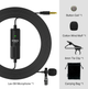 Микрофон петличный для камер и телефонов SYNCO Lav-S8 Black - изображение 5