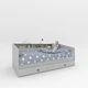 MB Детская кровать с люкс ящиками Sleep well деревянное основание + ламели 800х2040х1000 мм Серая (458 ProDobro - изображение 1
