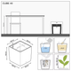 Вазон Lechuza Cube Premium 40 Белый - изображение 7
