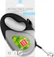 Поводок-рулетка для собак Collar WAUDOG R-leash, рисунок "Авокадо", XS, до 12 кг, 3 м, светоотражающая лента (8123-0048-01) - изображение 2