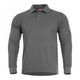 Тактичне поло на довгий рукав Pentagon ANIKETOS LONG POLO K09013 Medium, Wolf-Grey (Сірий) - зображення 1