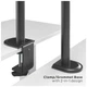 Настольное крепление HiSmart для монитора 17-32" Black (HS082390) - изображение 2