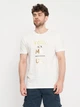 Футболка хлопковая длинная мужская Armani Exchange 11164.2 M Белая - изображение 1