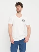 Футболка хлопковая длинная мужская Armani Exchange 11006.3 S Белая - изображение 1