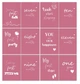 Карточки для фотосессии"Baby cards"для новорожденного малыша, цвет пудра, набор двухсторонних открыток 12 шт - изображение 6