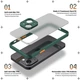 Чехол для смартфона ArmorStandart Frosted Matte для Samsung Galaxy M34 5G (M346) Dark Green (ARM69711) - изображение 2