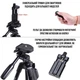 Штатив Yunteng VDT-5208 для мобильного телефона/фотоаппарата + Bluetooth-пульт Черный (10448) - изображение 3