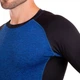 Спортивная компрессионная футболка мужская Zelart Lidong 1005 размер XL (175-180 см) Blue-Black - изображение 6