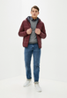Куртка Jack & Jones JJEMAGIC PUFFER HOOD STS S Бордовый 12173751PortRoyale - изображение 3