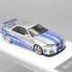 Модель машини Nissan GtR R34 Форсаж 1:64 металева з підставкою Сірий із синім (1012-606-02) - зображення 6