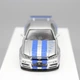 Модель машини Nissan GtR R34 Форсаж 1:64 металева з підставкою Сірий із синім (1012-606-02) - зображення 10