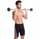 Штанга фиксированная изогнутая обрезиненная Rubber Hexagon Barbell TA-6231-10 длина-95см 10кг - зображення 7