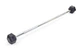 Штанга фиксированная прямая обрезиненная Record Rubber Hexagon Barbell TA-6230-45 длина-95см 45кг - зображення 1