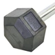 Штанга фиксированная прямая обрезиненная Record Rubber Hexagon Barbell TA-6230-15 длина-95см 15кг - изображение 2