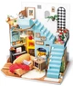 3D Інтер'єрний конструктор DIY House Румбокс Joy's Peninsula Living Room Robotime DG141 - изображение 1