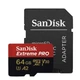 Карта пам'яті microSDXC (UHS-1 U3) SanDisk Extreme Pro A2 64Gb class 10 V30 (R200MB/s, W90MB/s) (adapter) (SDSQXCU-064G-GN6MA) - зображення 1