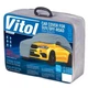 Тент автом Vitol JC13401 XXL на джип минивэн серый с подкладкой PEVA PP Cotton 508х196х152 - изображение 1