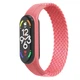 Ремешок для Xiaomi Mi Band 7/6/5/4, Braided Solo Loop, розовый, размер S, нейлоновый плетеный браслет, эластичный сменный ремешок для фитнес-трекера с надежным креплением, ArmorStandart (ARM59181) - изображение 1